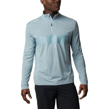 Columbia Omni-Wick Dynamic, Pullover Azules Para Hombre | 840516-NKL